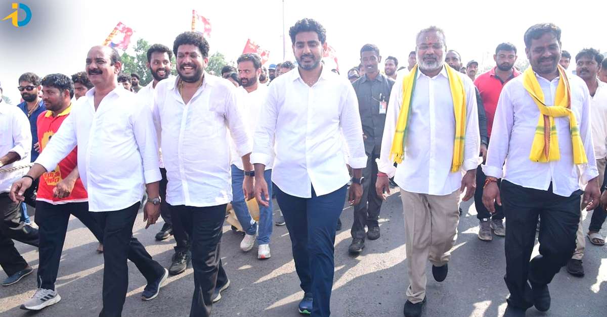 Lokesh gives second break to Yuva Galam yatra