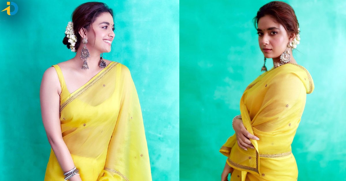 Keerthy Suresh: Elegance in Yellow, Bollywood Beckons