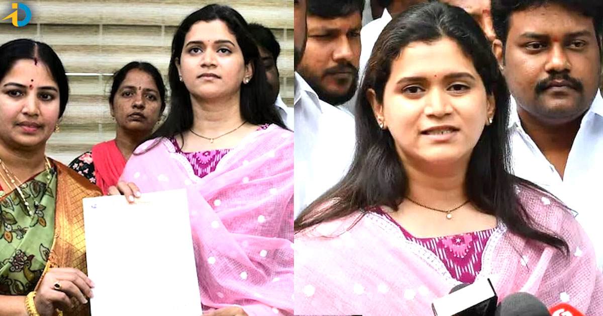 Kesineni Swetha quits as corporator, quits TDP also