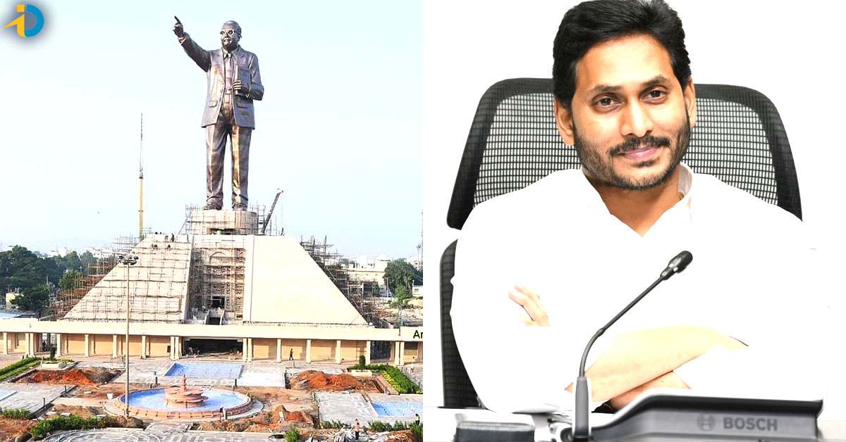 Ambedkar statue, sculpture of social justice, says Jagan