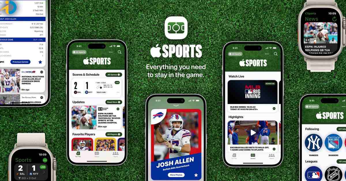 Apple Launches Dedicated Sports App for iPhone Users