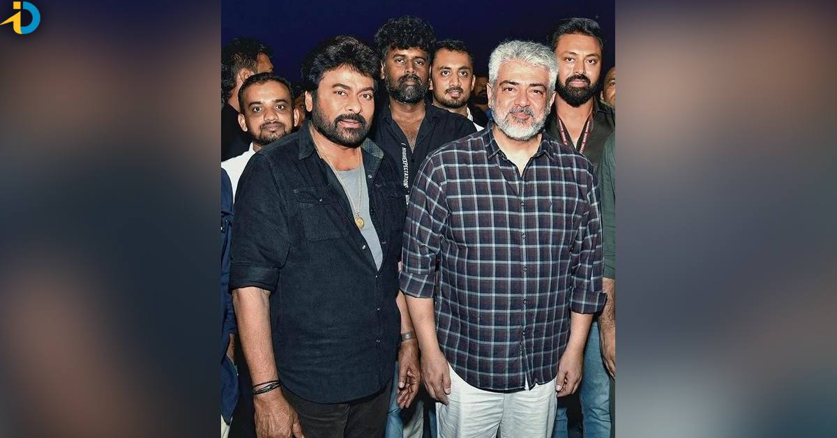 Chiranjeevi and Ajith’s Candid Photo Takes Social Media by Storm