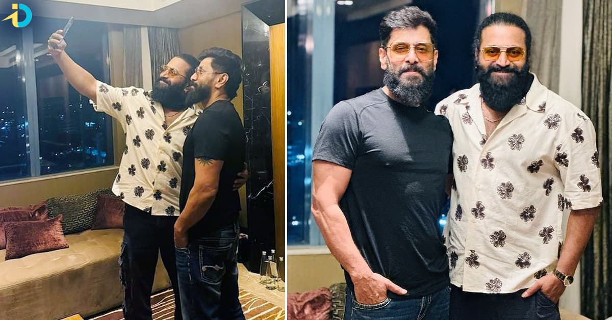 Rishab Shetty meets Chiyaan Vikram: The Kantara Star Has a Fanboy Moment