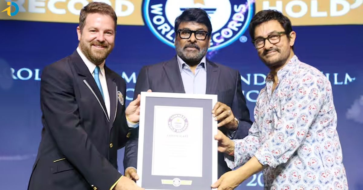 Megastar Chiranjeevi enters Guinnes World Record as most prolific film star