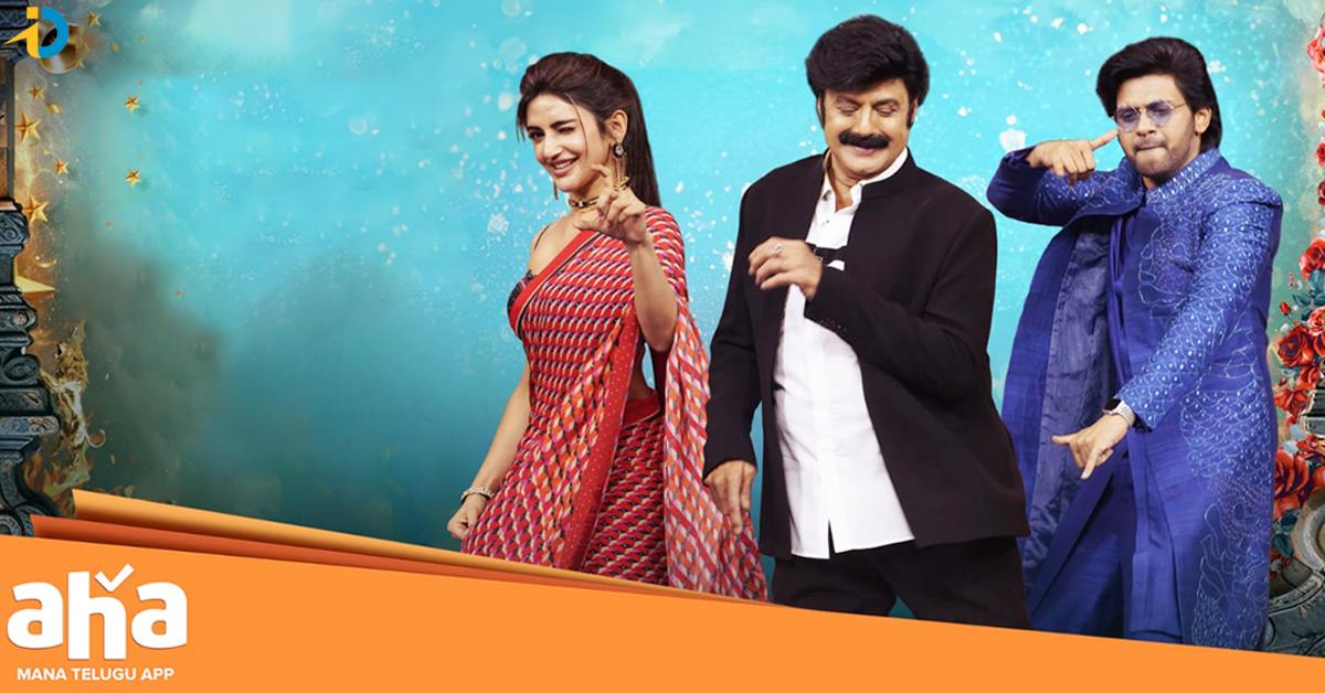 Unstoppable Moves: Balakrishna, Naveen Polishetty dance on ‘Kissik’ as Sreeleela teaches hook step on Unstoppable with NBK season 4